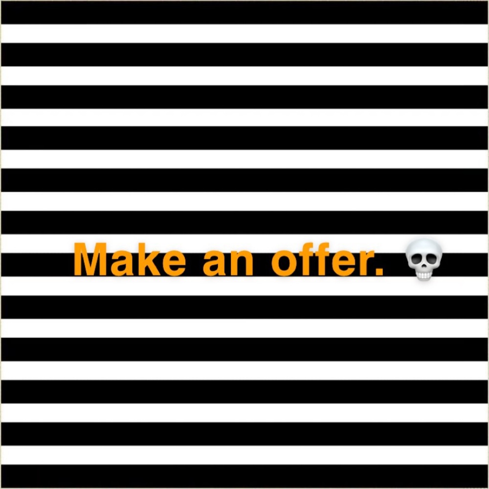 No trades and all sales are final! 🎃